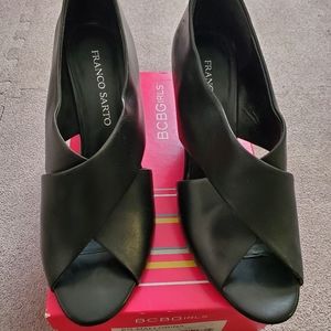 Franco Sarto open toe wedges